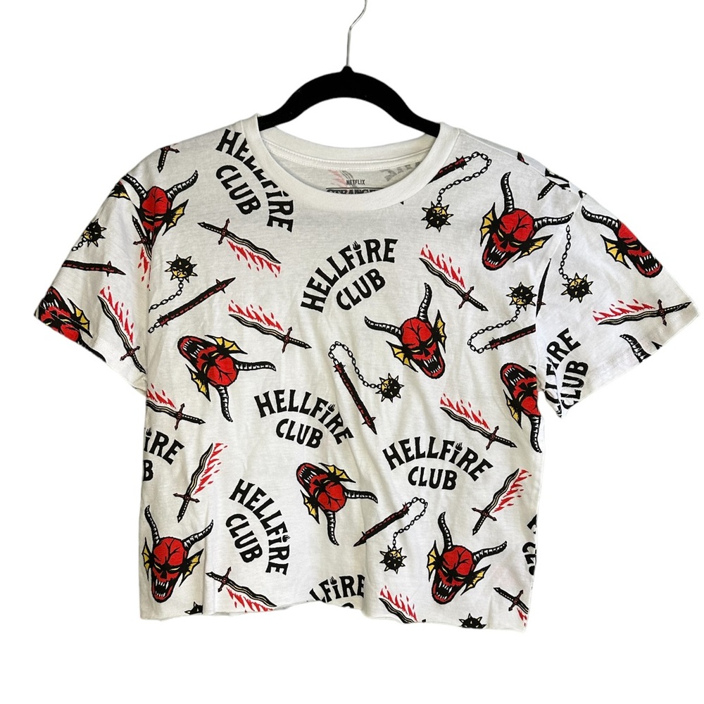 NWOT Hellfire Cropped Tee